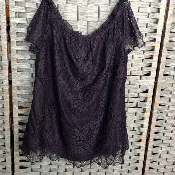 White House Black Market Flutter Sleeve Blouse Size XS - Picture 7 of 10